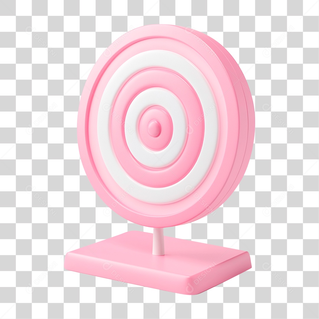 Placa Rosa Outubro Rosa PNG Transparente