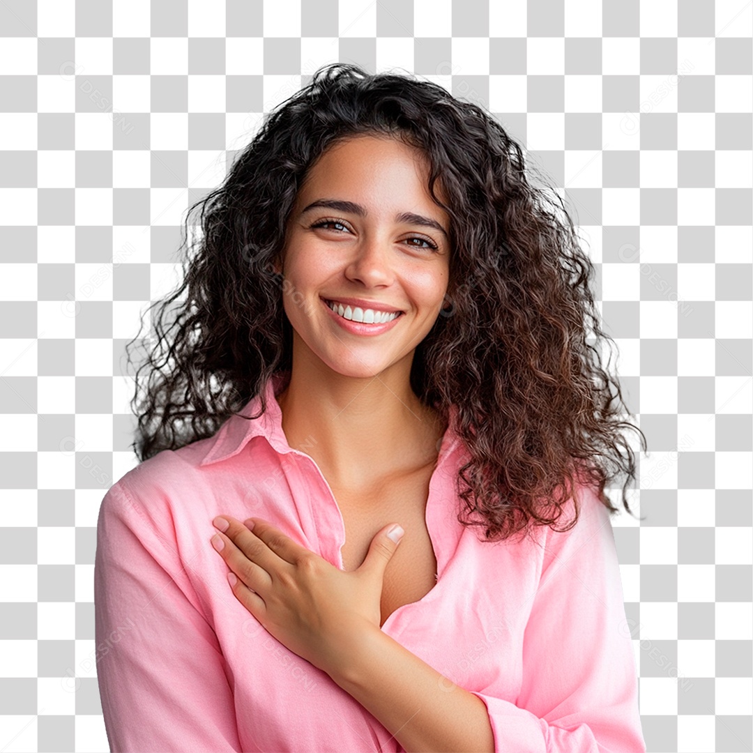 Mulher de Rosa Outubro Rosa Mês de Conscientização Sobre o Câncer de Mama PNG Transparente