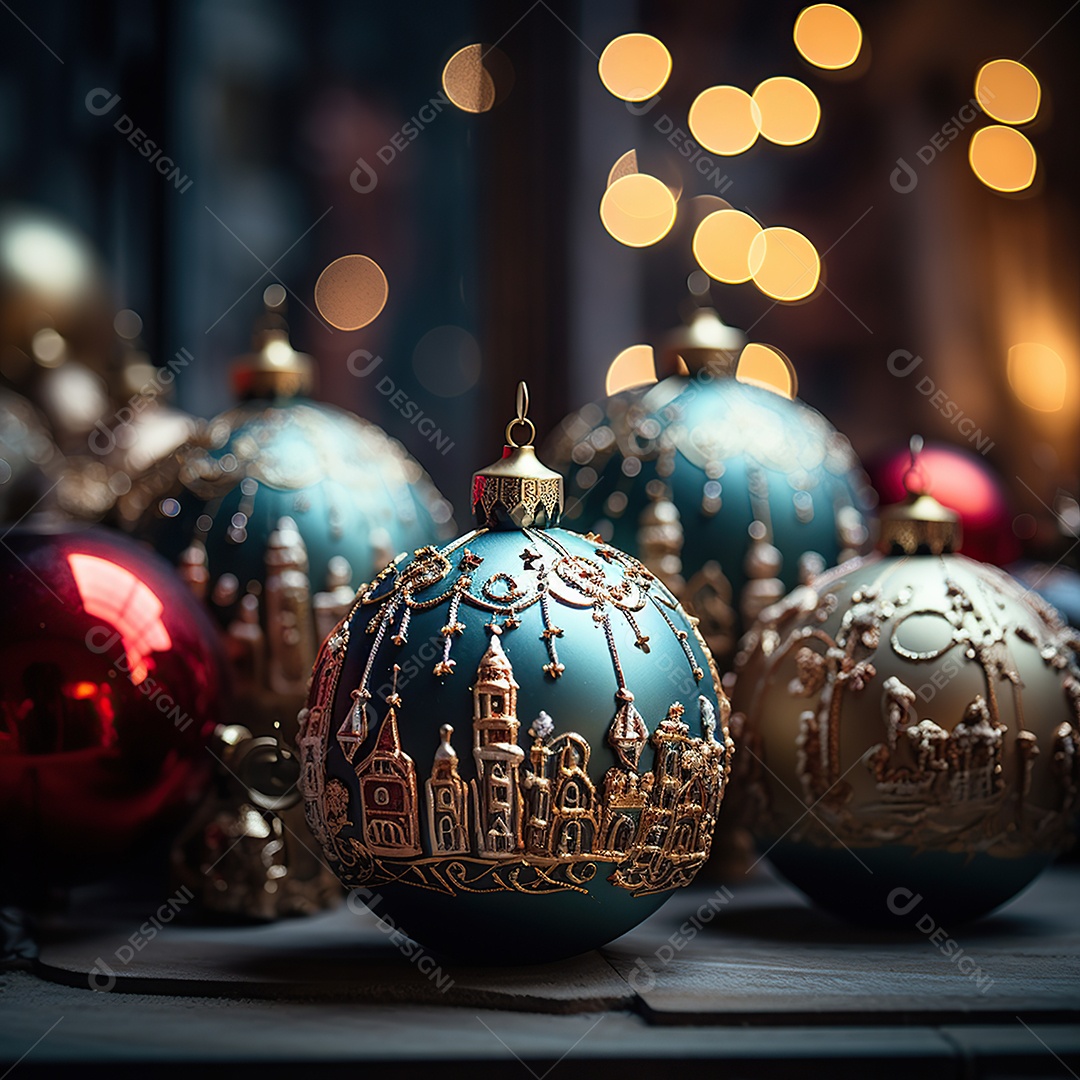 Lindas bolas para decorar natal