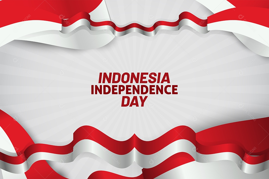 Dia da Independência da Indonésia Vetor EPS