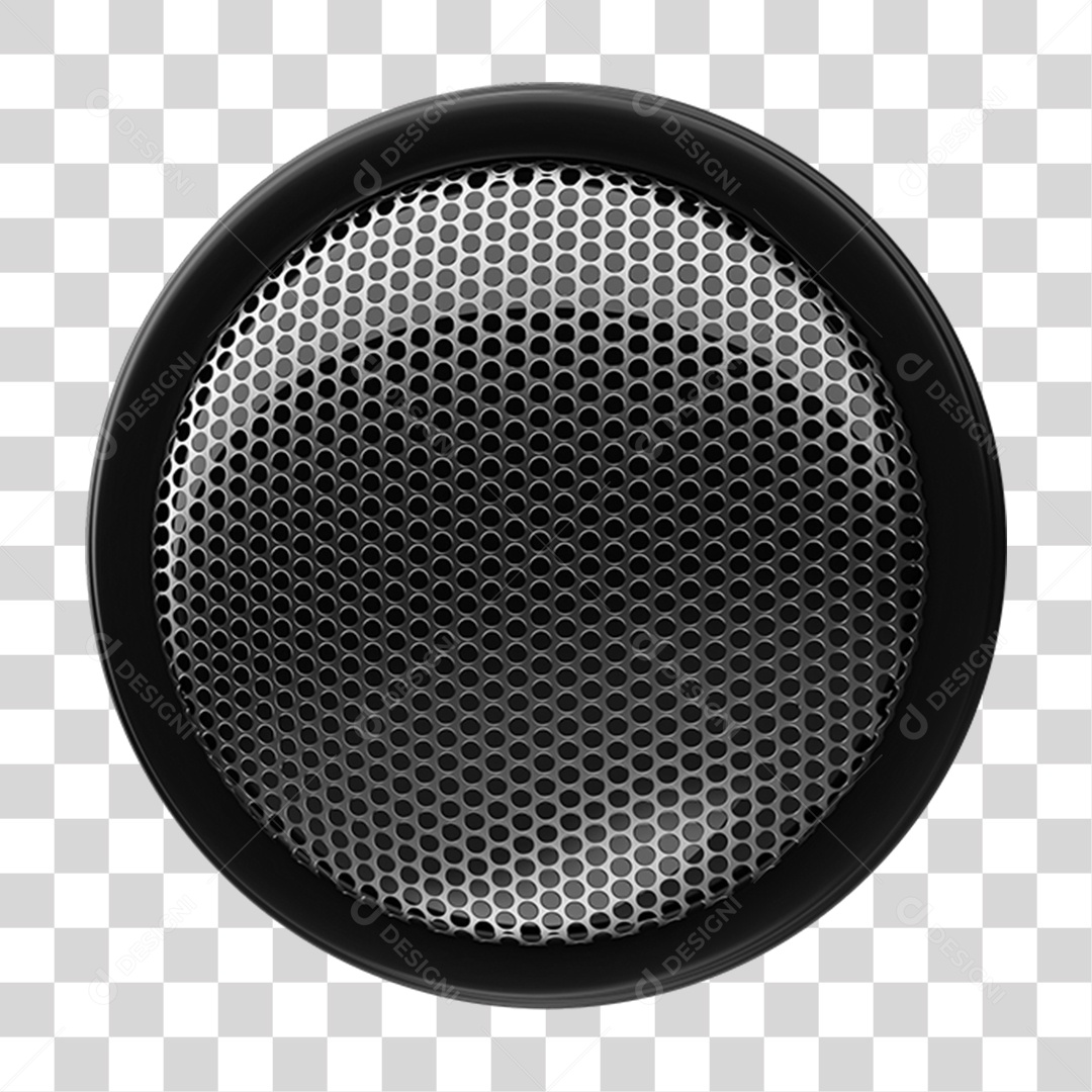 Elemento 3D Placa de Metal PNG Transparente