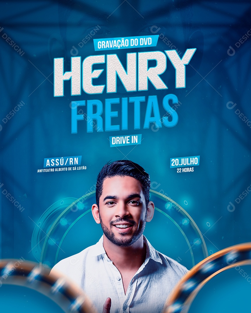 Feed Flyer Henry Freitas Social Media PSD Editável