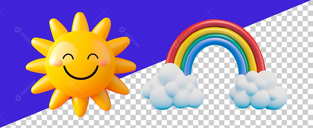 Elementos do Dia das Crianças Para Composição PSD