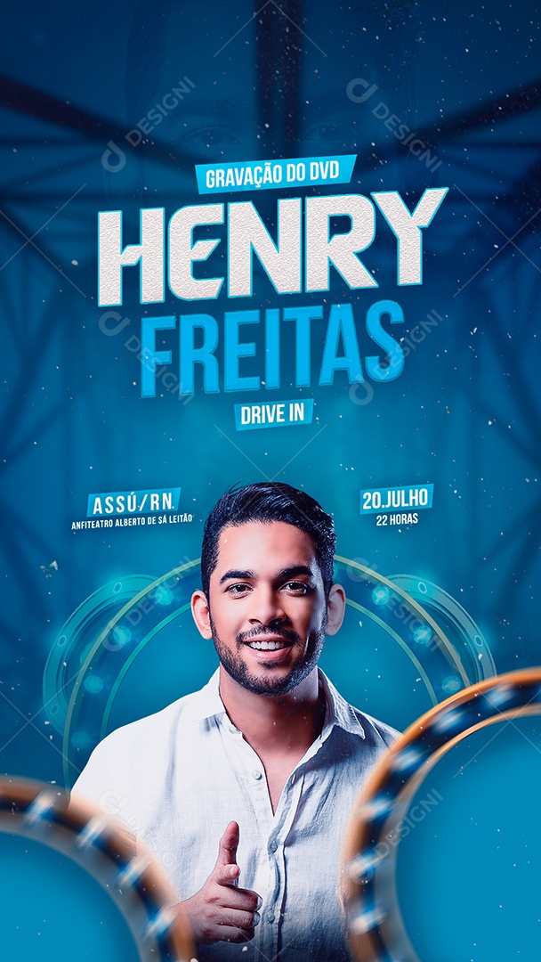 Story Flyer Henry Freitas Social Media PSD Editável