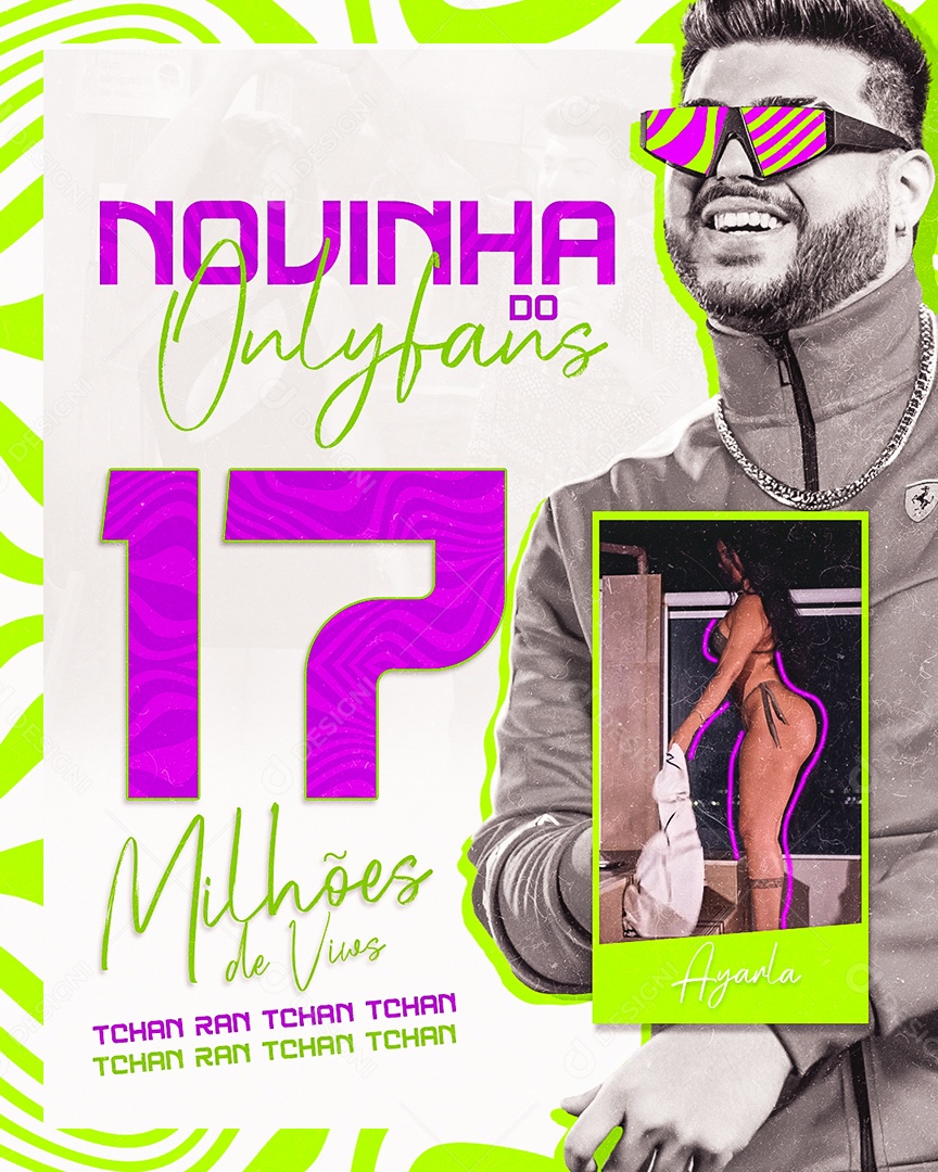 Feed Flyer Novinha Do Onlyfans Social Media PSD Editável