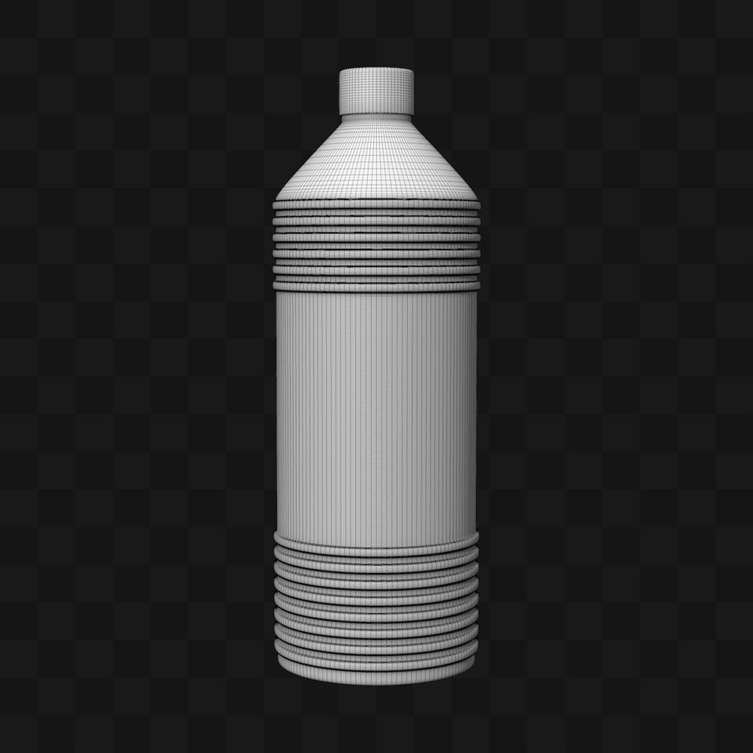 Água Sanitária 1L - Modelo 3D