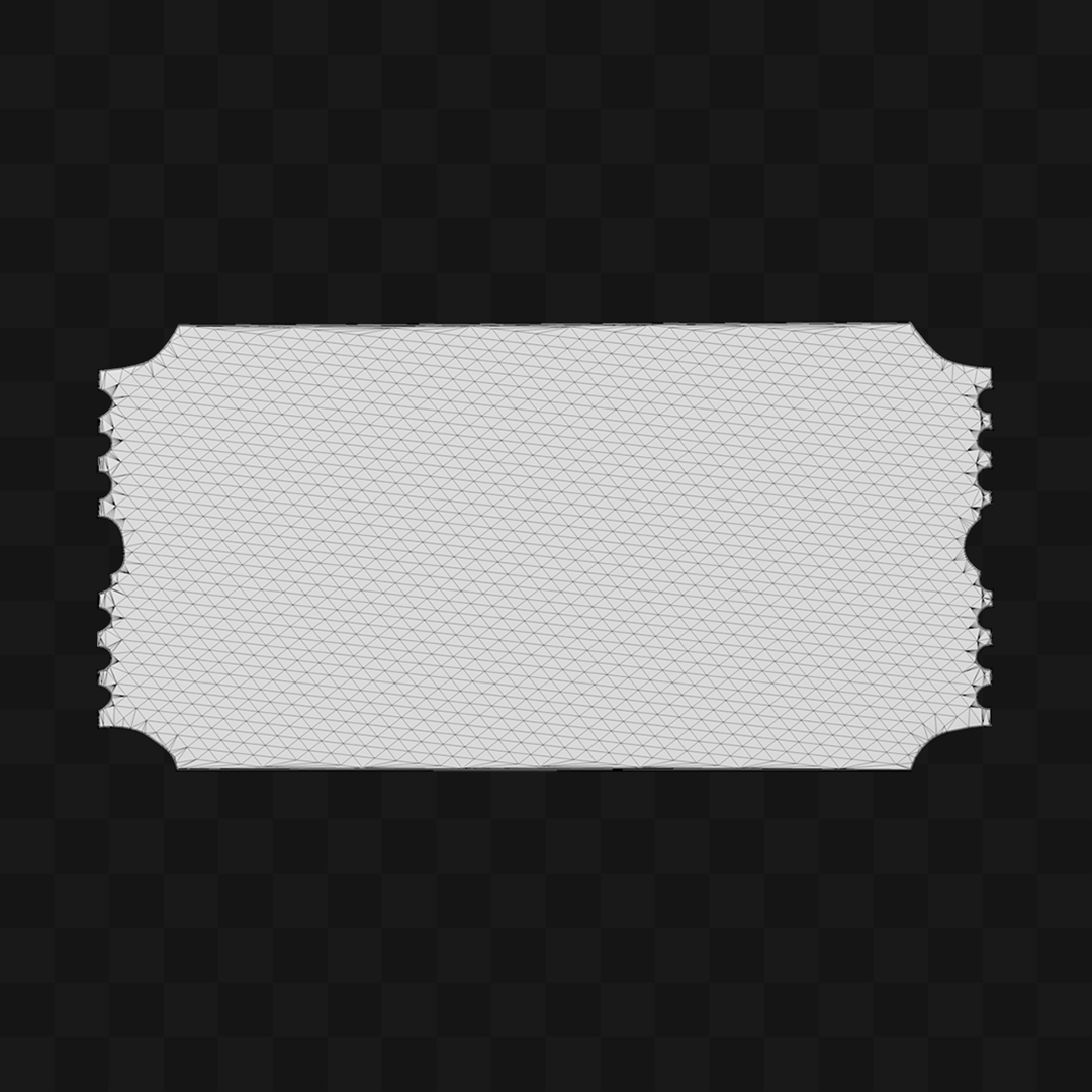 Ingresso - Modelo 3D