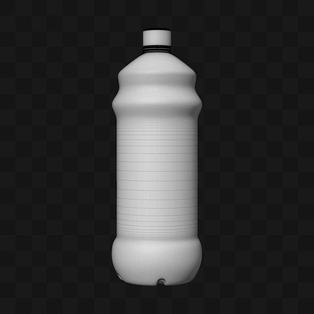 Água Sanitária 1L - Modelo 3D