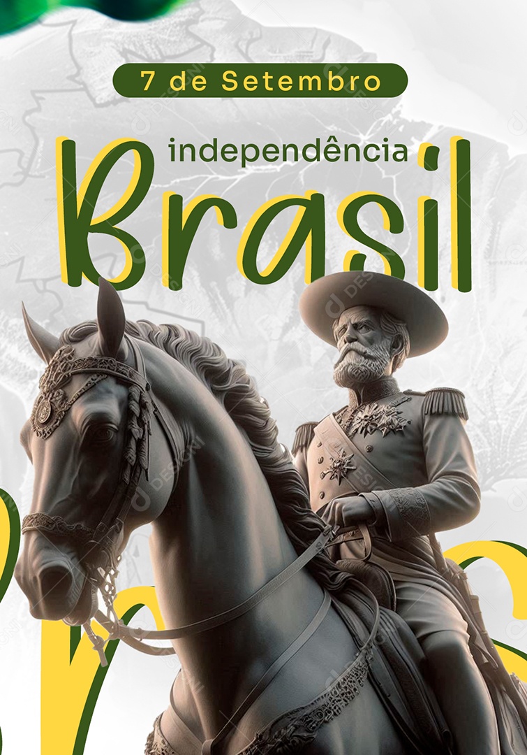 Dia da Independência do Brasil 07 de Setembro Social Media PSD Editável