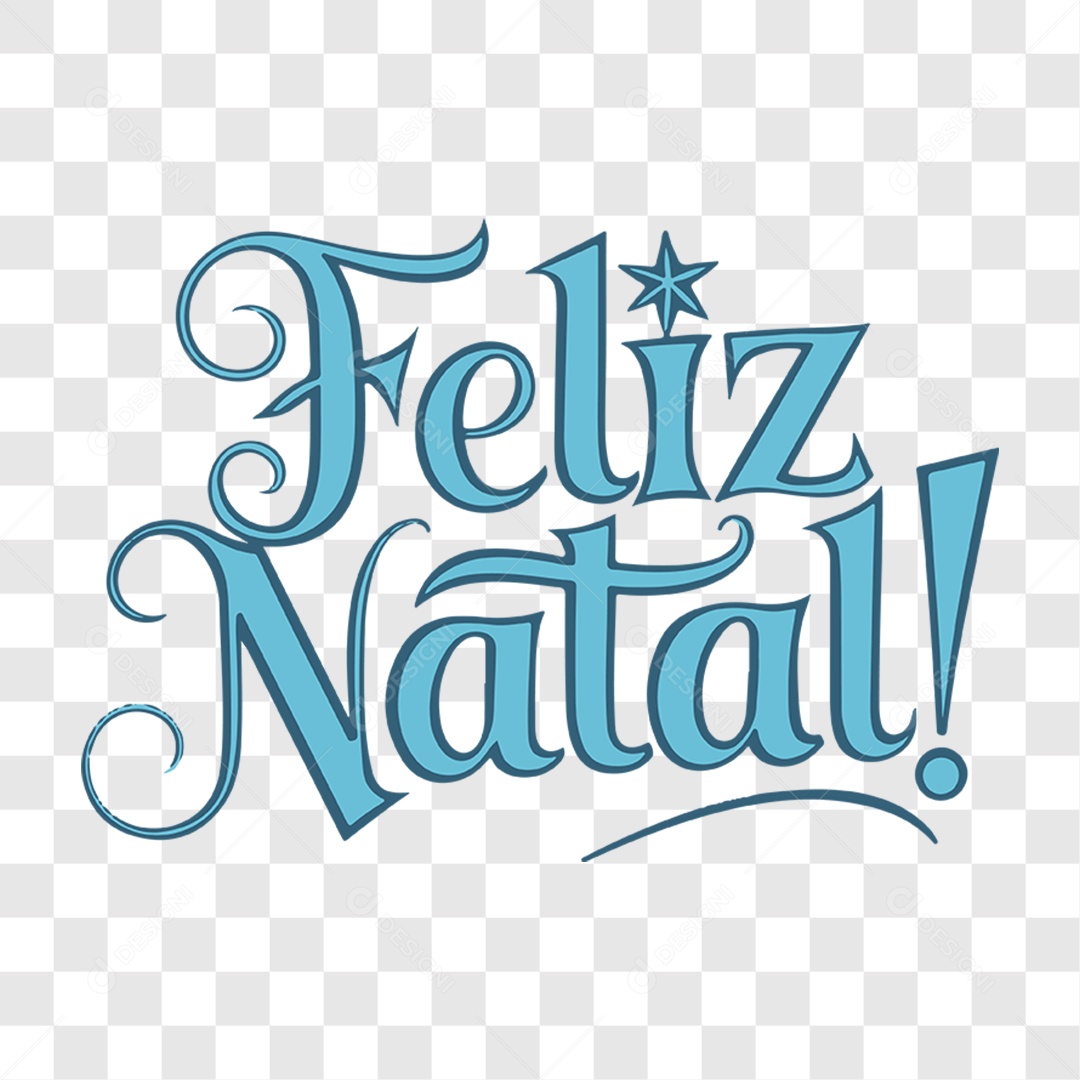 Lettering Feliz Natal EPS + PNG