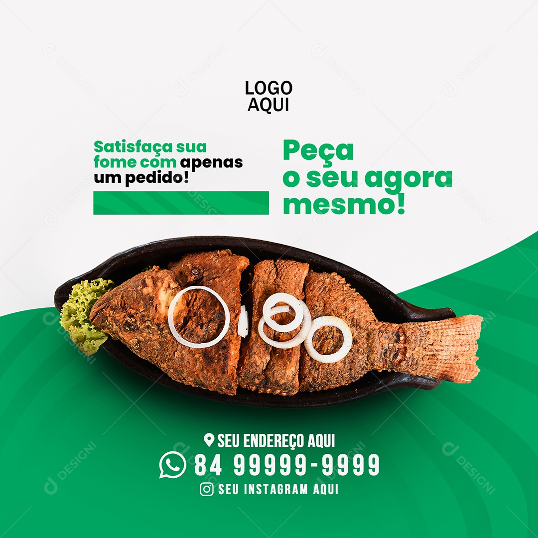 Restaurant Part Your Right Now Social Media PSD Editable