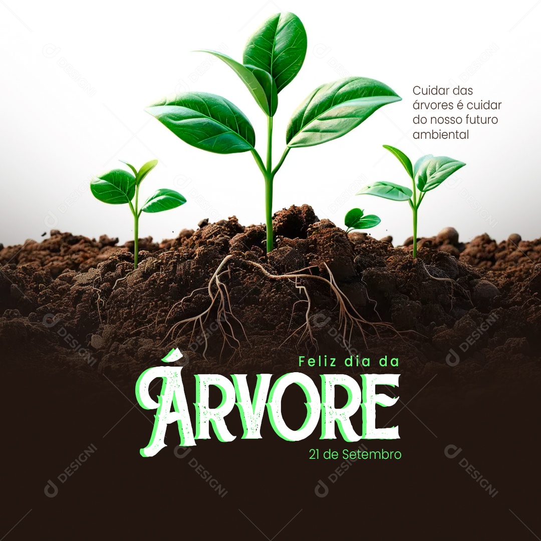 Story Dia da Árvore 21 de Setembro Social Media PSD Editável