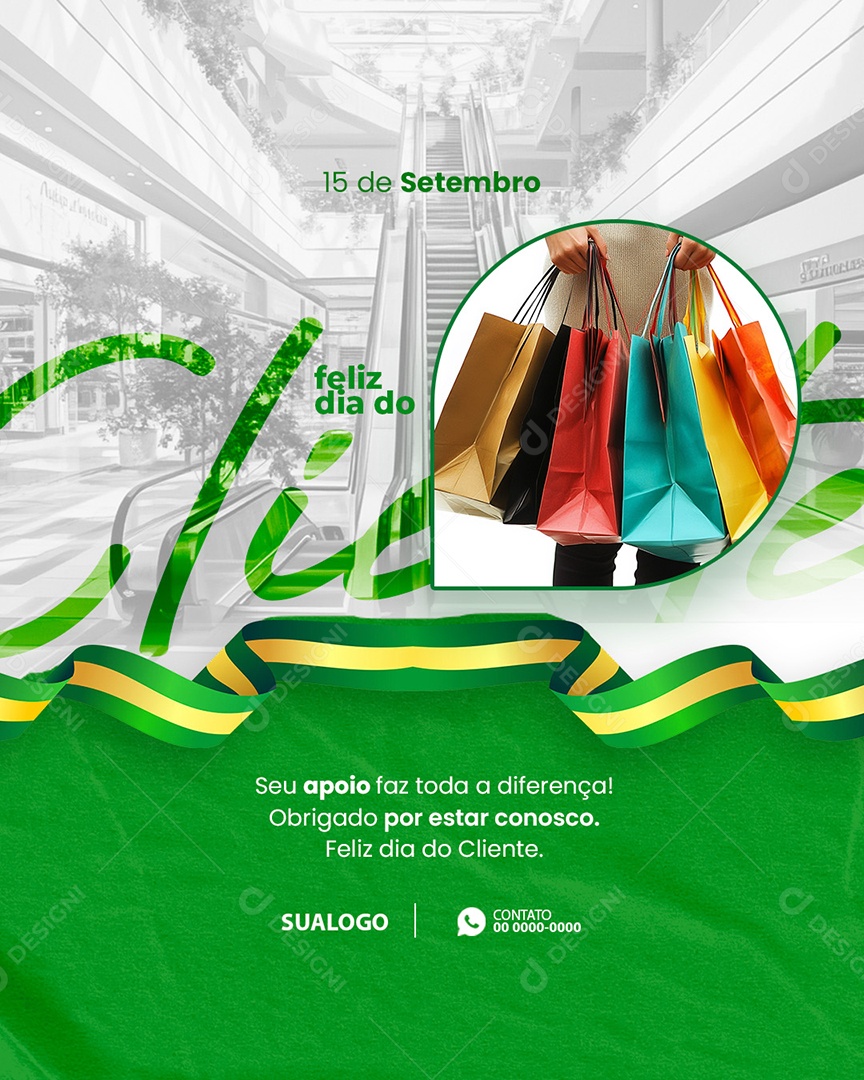 Story Dia do Cliente 15 de Setembro Social Media PSD Editável