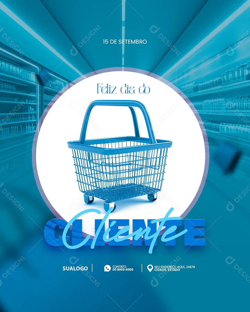 Dia do Cliente 15 de Setembro Social Media PSD Editável