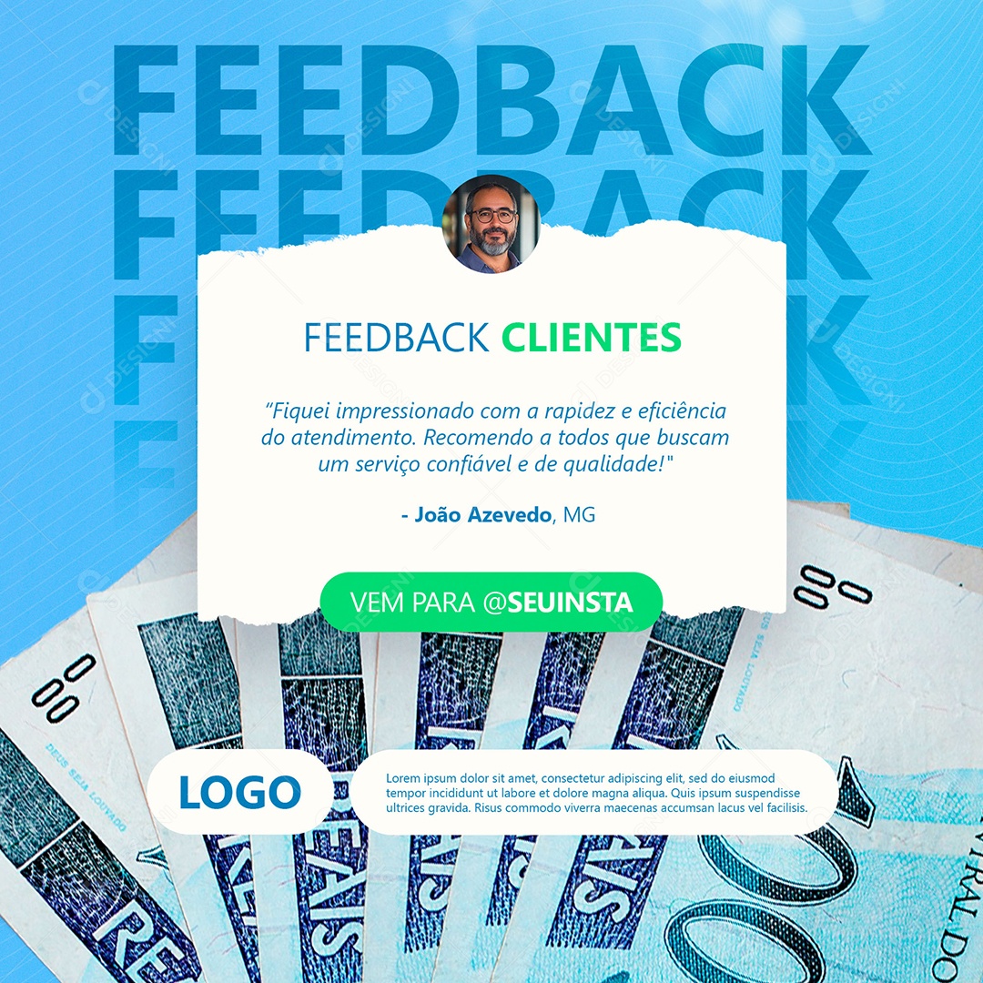 Empréstimo Social Media PSD Editável