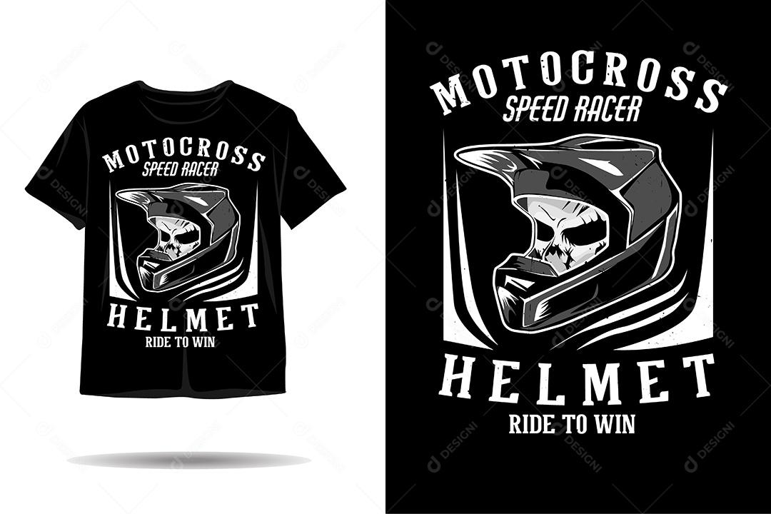 Modelo de Estampa de Camiseta Ilustração Vetor EPS