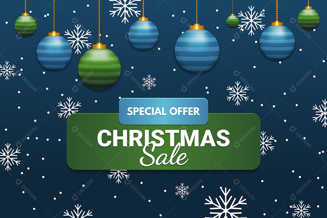 Background de Natal Ilustração Vetor EPS