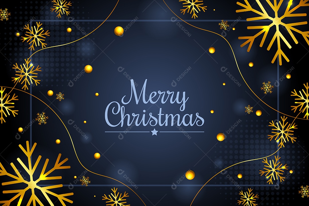 Background de Natal Ilustração Vetor EPS