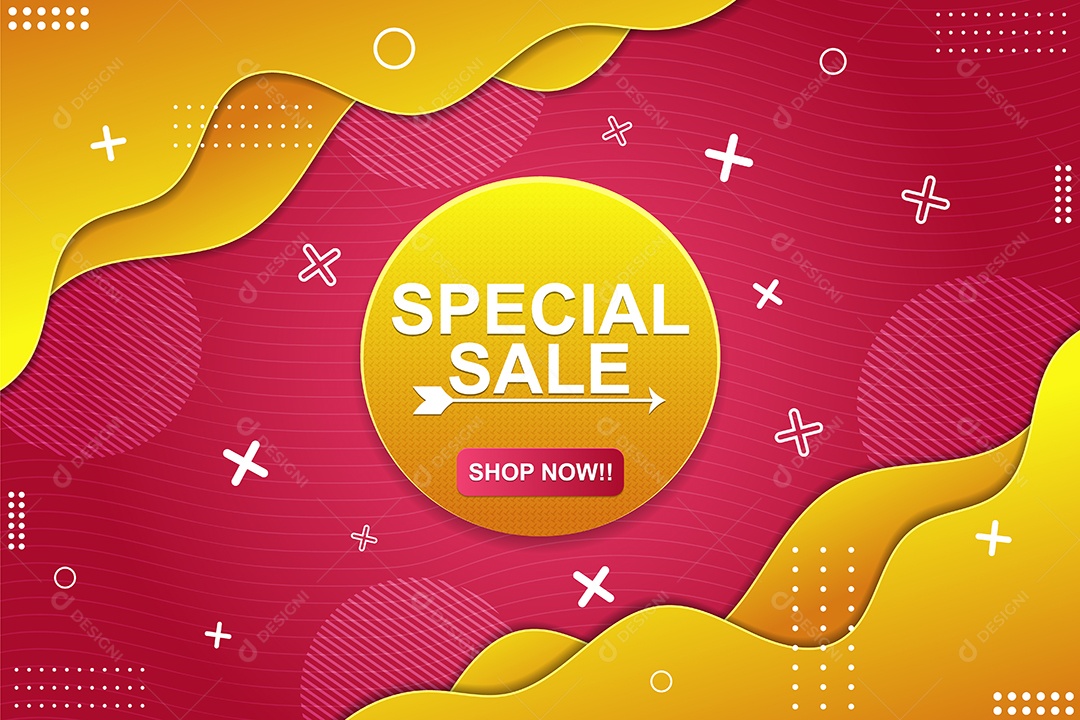 Background de Oferta Ilustração Vetor EPS