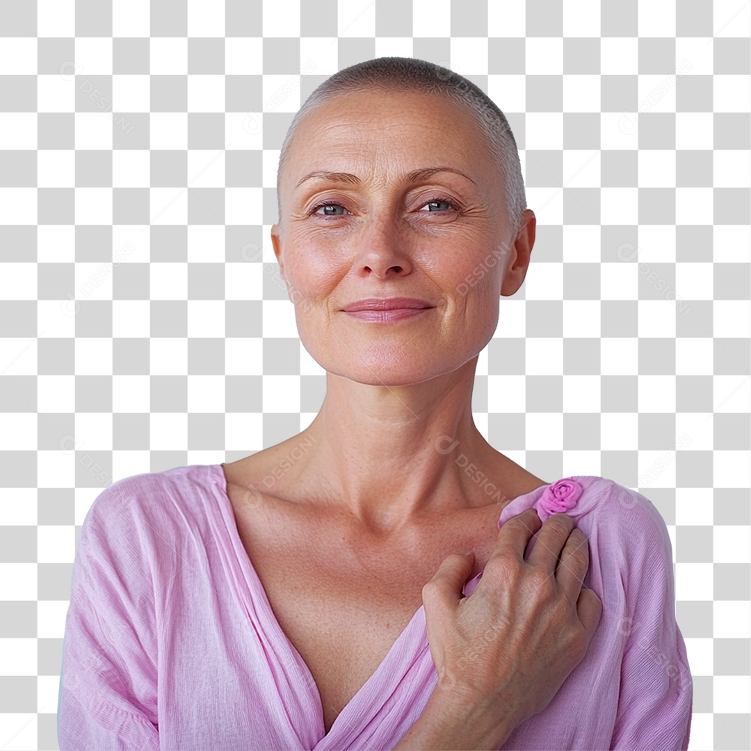 Mulher Olhando Para a Câmera 50 Anos De Câncer De Mama