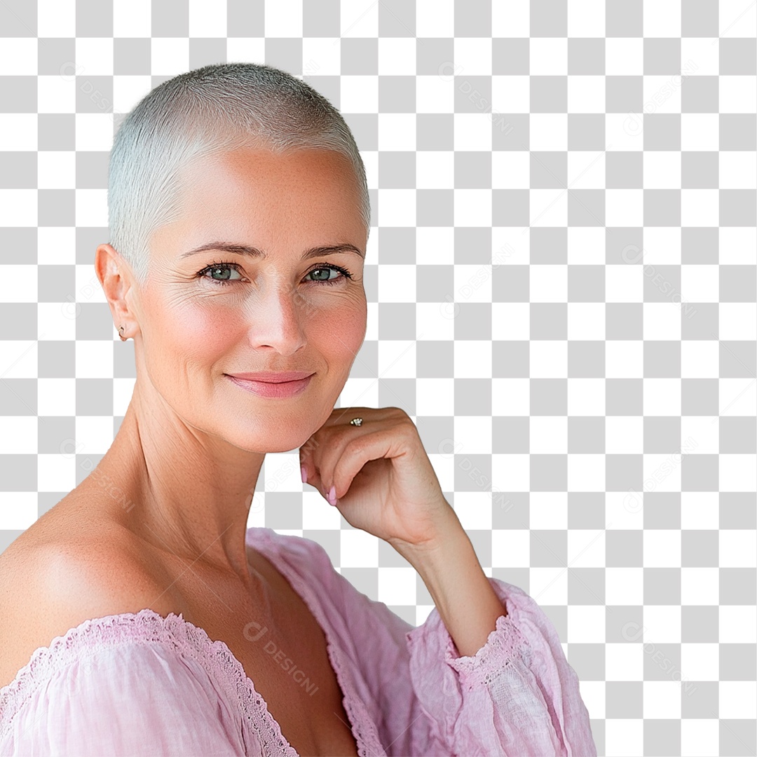 Mulher Olhando Para a Câmera 50 Anos De Câncer De Mama