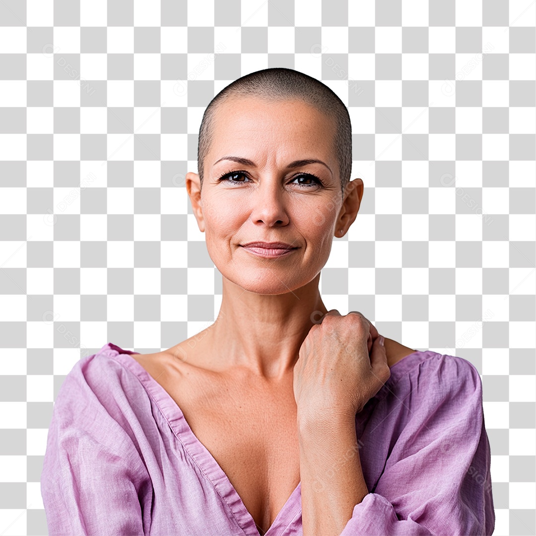 Mulher Olhando Para a Câmera 50 Anos De Câncer De Mama