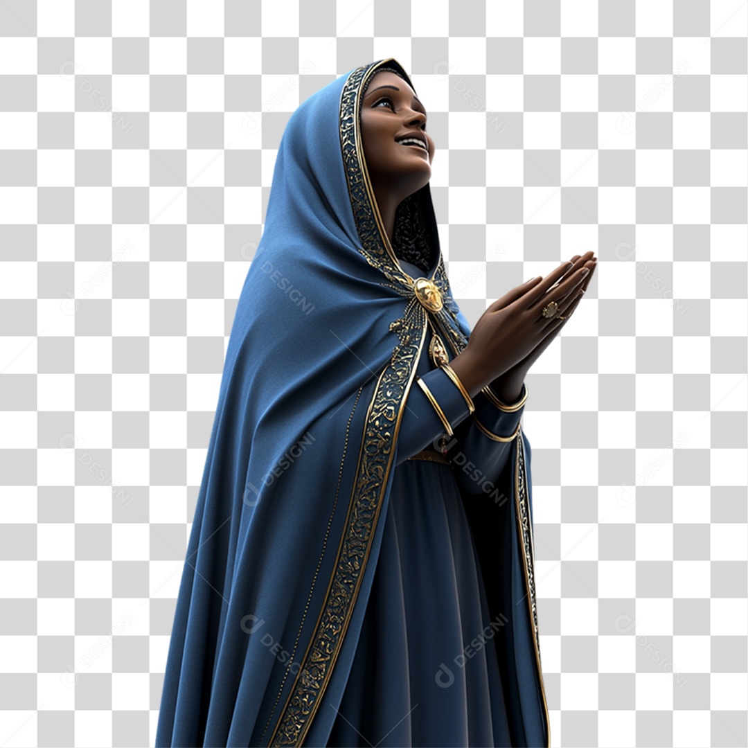 Imagem Semelhante a Nossa Senhora de Aparecida PNG Transparente