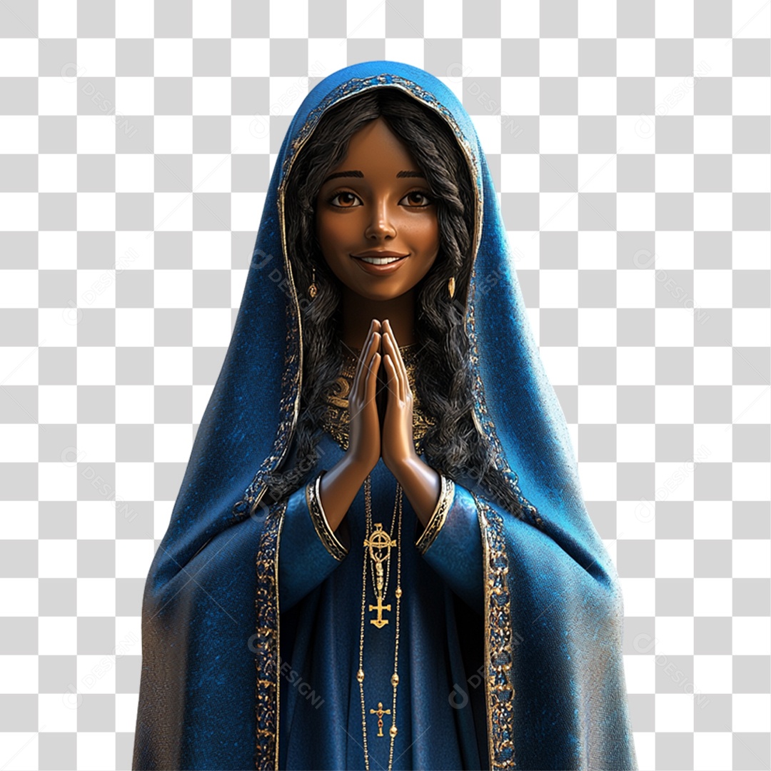 Imagem Semelhante a Nossa Senhora de Aparecida PNG Transparente