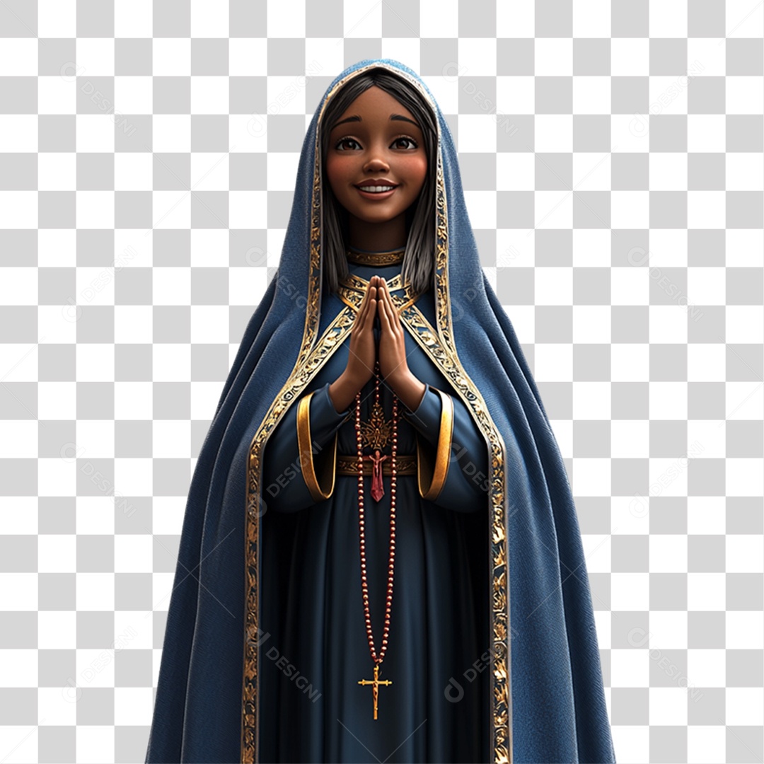 Imagem Semelhante a Nossa Senhora de Aparecida PNG Transparente