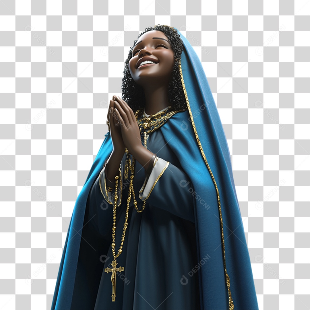 Imagem Semelhante a Nossa Senhora de Aparecida PNG Transparente