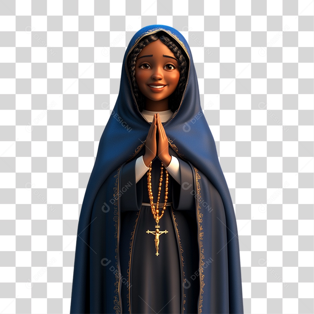 Imagem Semelhante a Nossa Senhora de Aparecida PNG Transparente