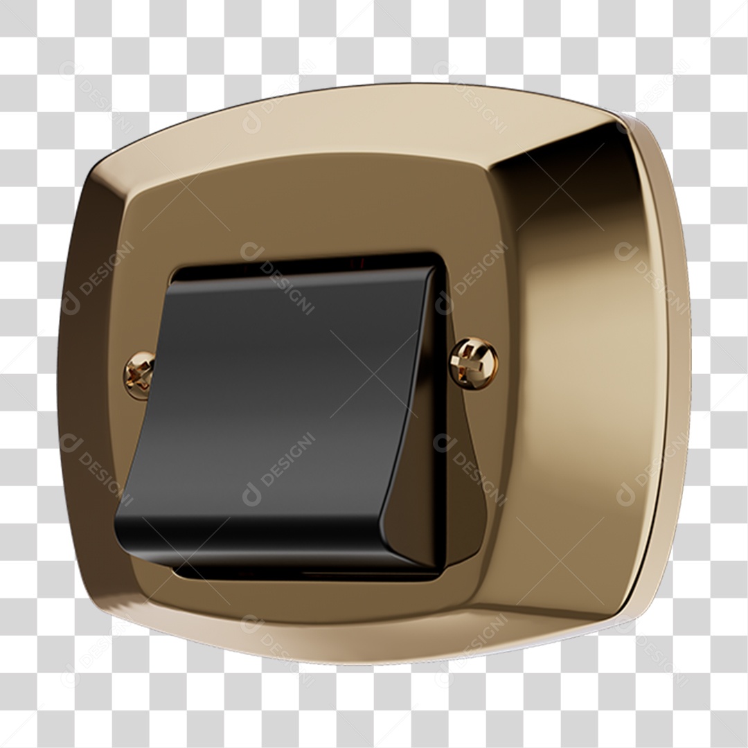 Válvula Acabamento Metálico PNG Transparente