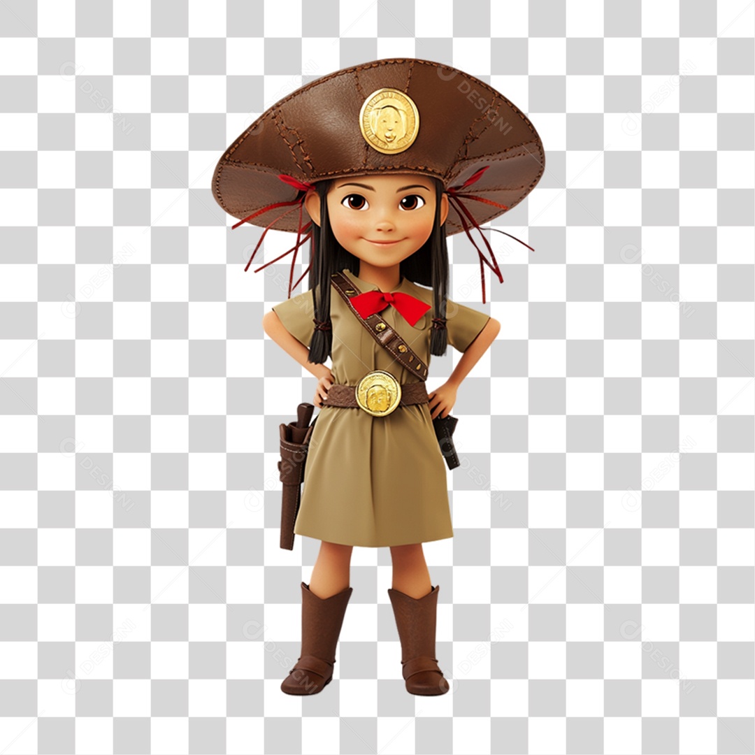 Personagem Nordestino Dia do Nordestino PNG Transparente