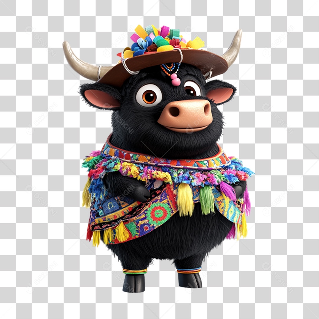 Mascote Nordestino Dia do Nordestino PNG Transparente