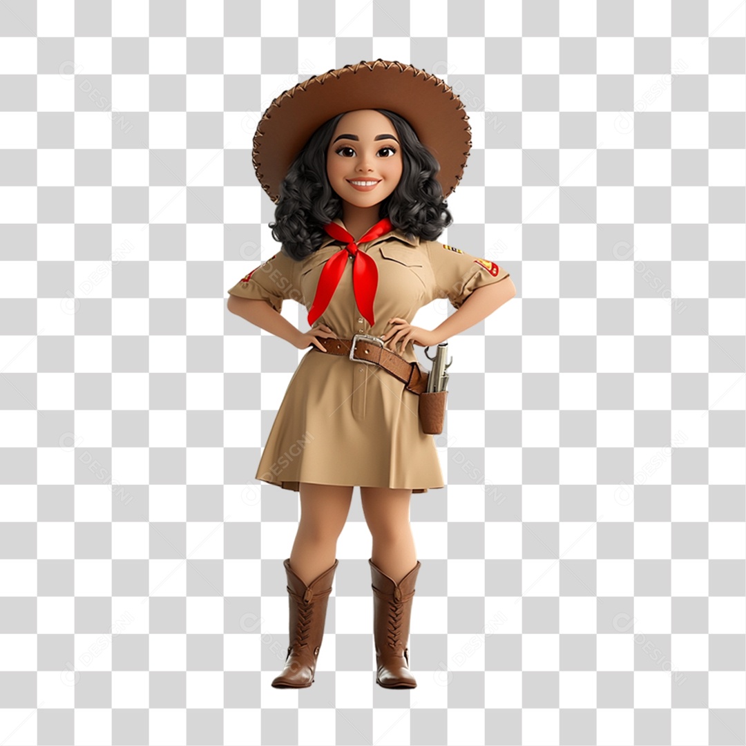 Personagem Nordestino Dia do Nordestino PNG Transparente