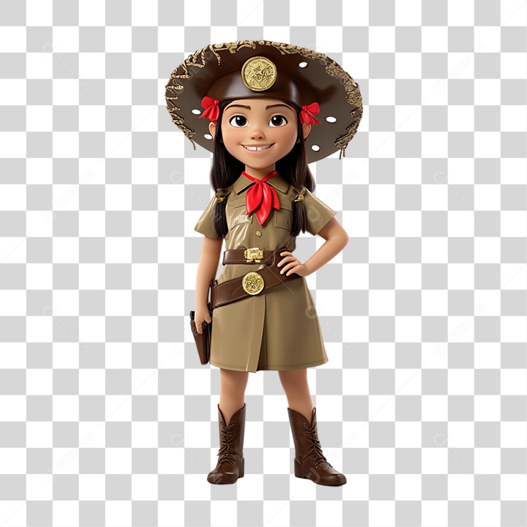 Personagem Nordestino Dia do Nordestino PNG Transparente