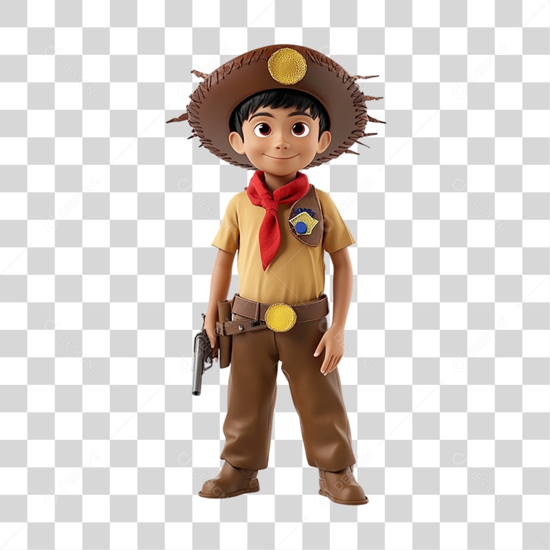 Personagem Nordestino Dia do Nordestino PNG Transparente