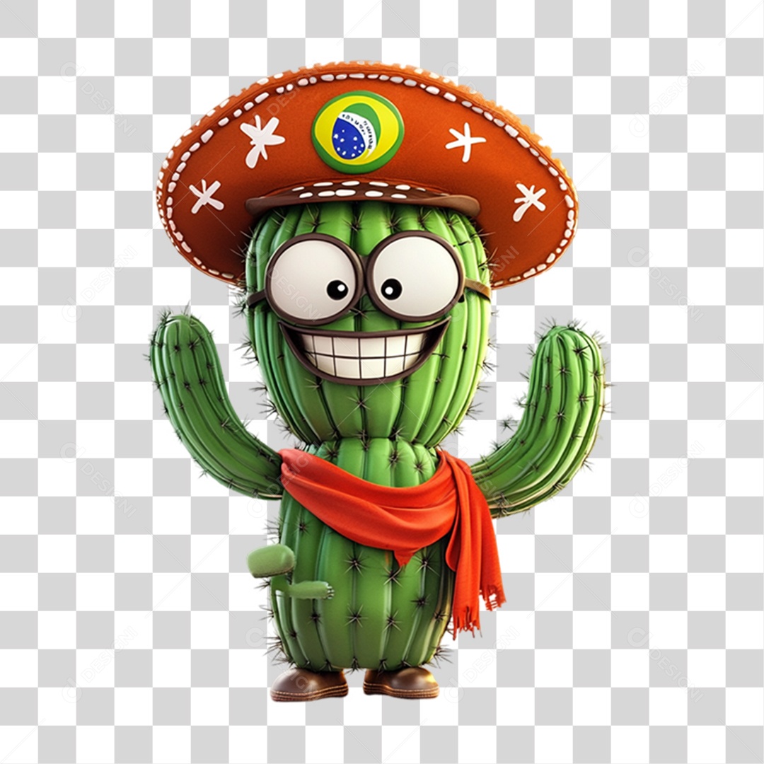 Mascote Nordestino Dia do Nordestino PNG Transparente