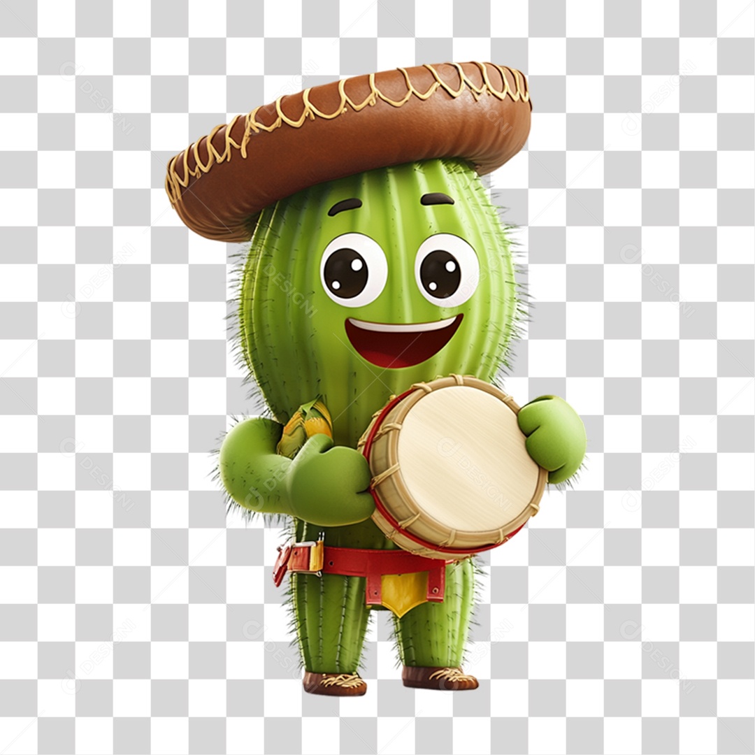 Mascote Nordestino Dia do Nordestino PNG Transparente