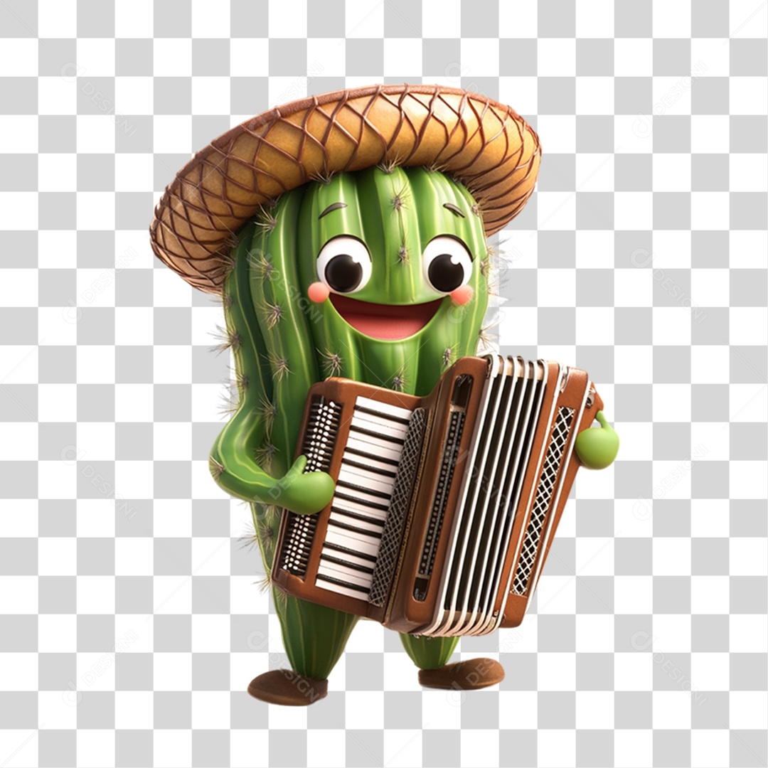 Mascote Nordestino Dia do Nordestino PNG Transparente