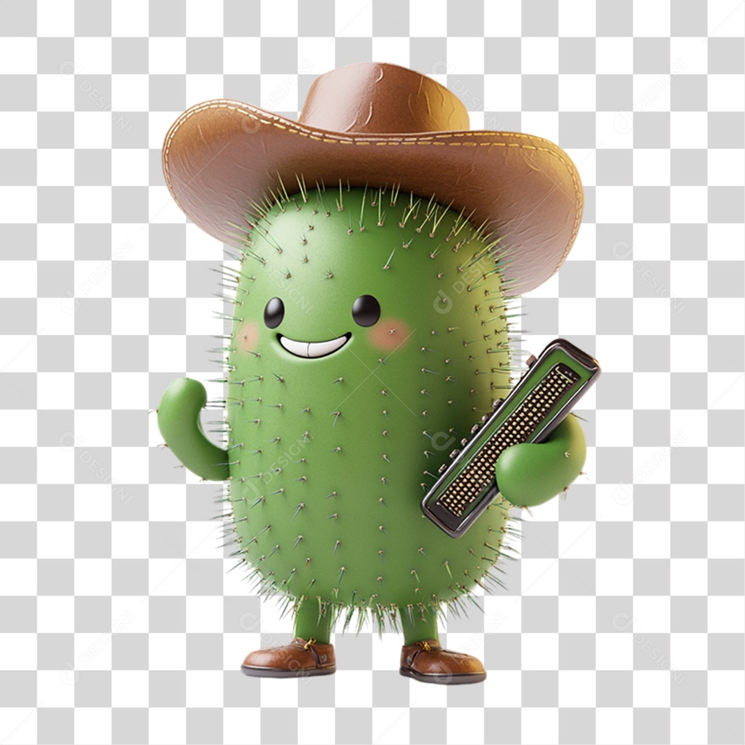 Mascote Nordestino Dia do Nordestino PNG Transparente