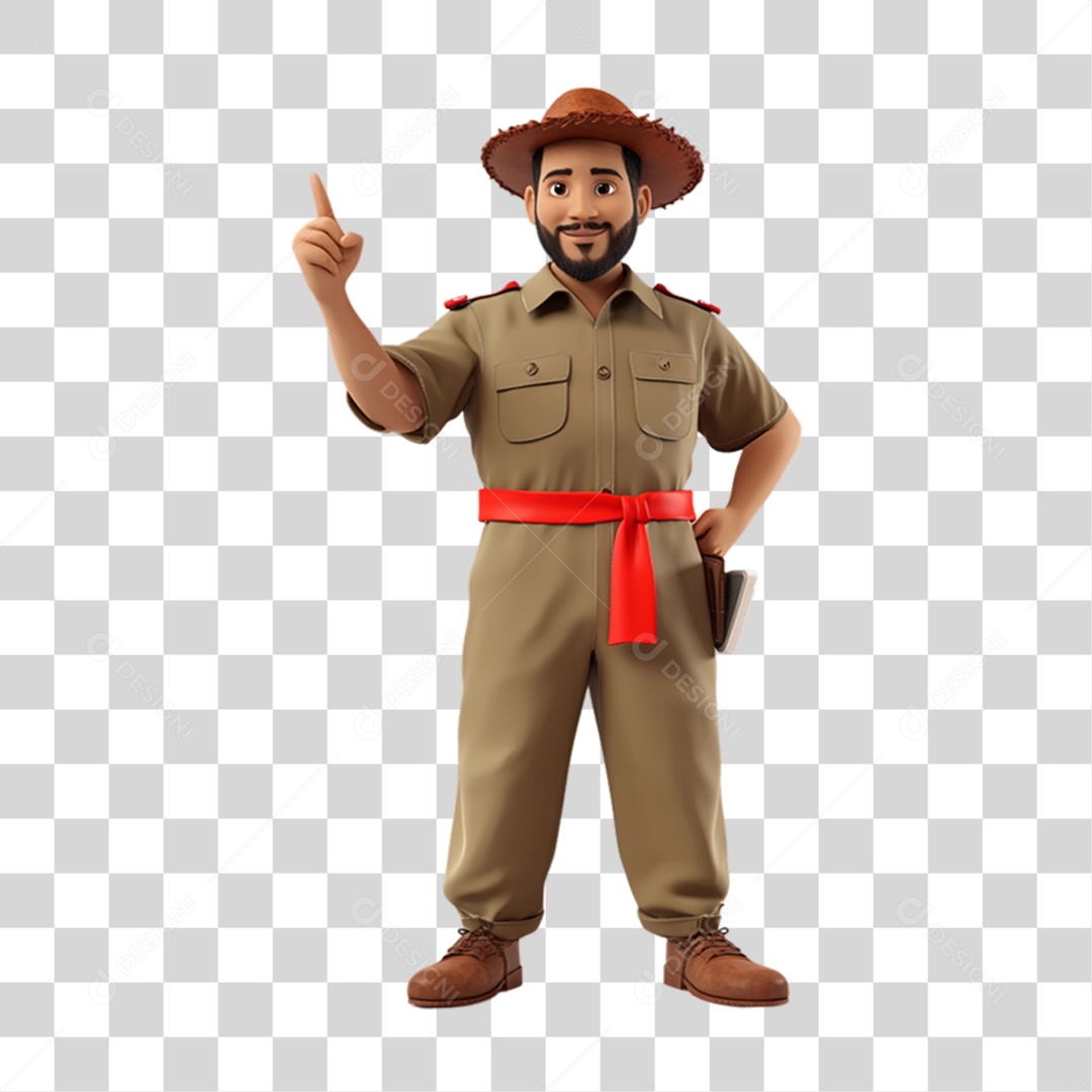 Personagem Nordestino Dia do Nordestino PNG Transparente