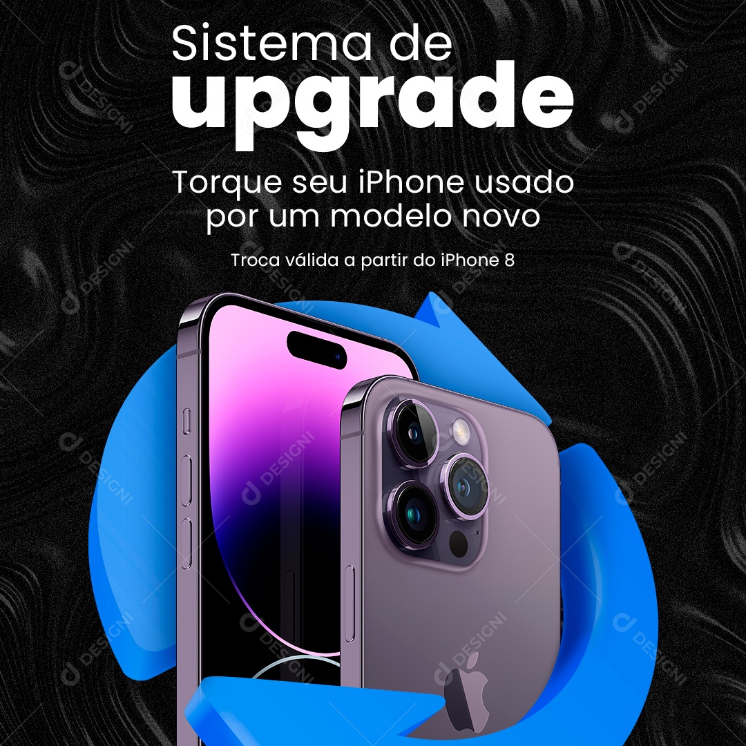 Loja de celular Social Media PSD Editável