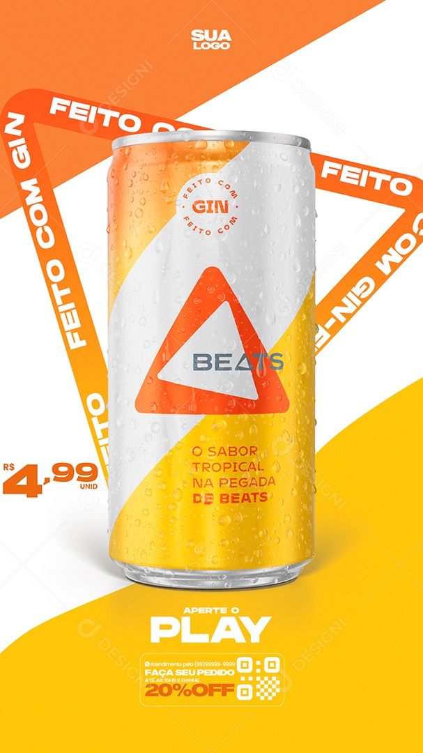 Story Cervejaria Social Media PSD Editável