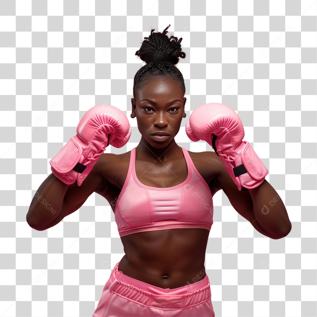 Mulheres Outubro Rosa PNG Transparente