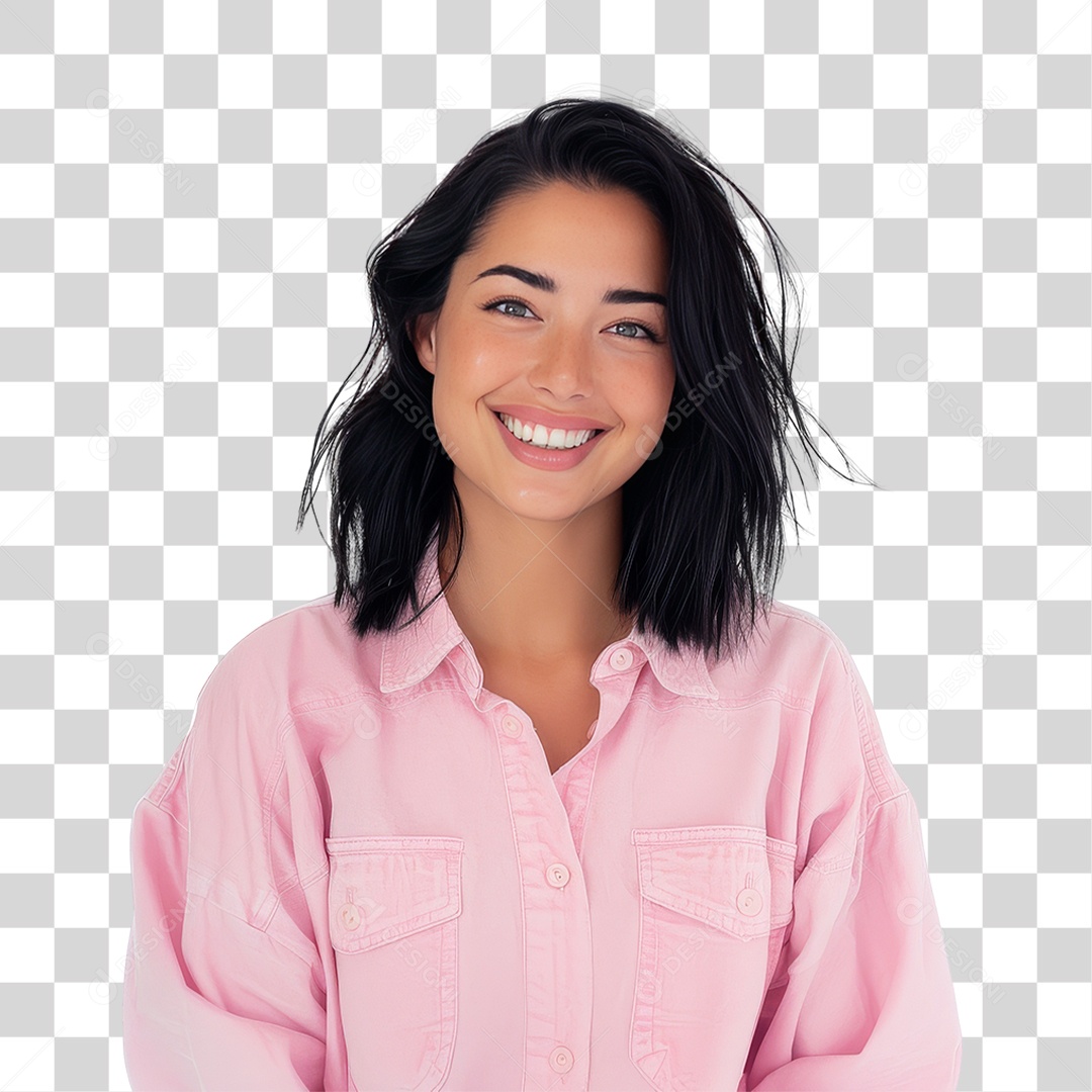 Mulheres Outubro Rosa PNG Transparente