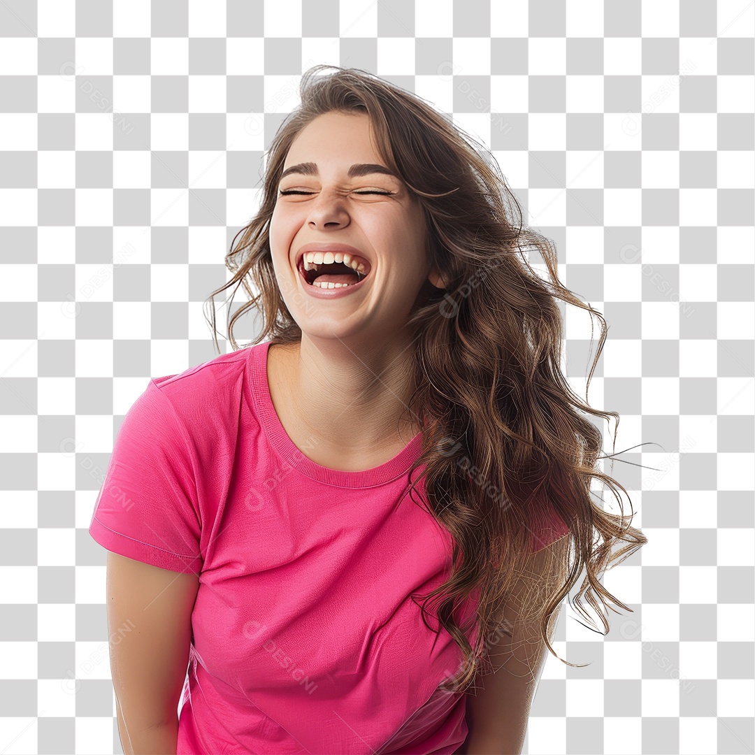 Mulheres Outubro Rosa PNG Transparente