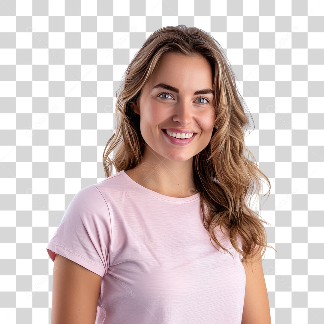 Mulheres Outubro Rosa PNG Transparente