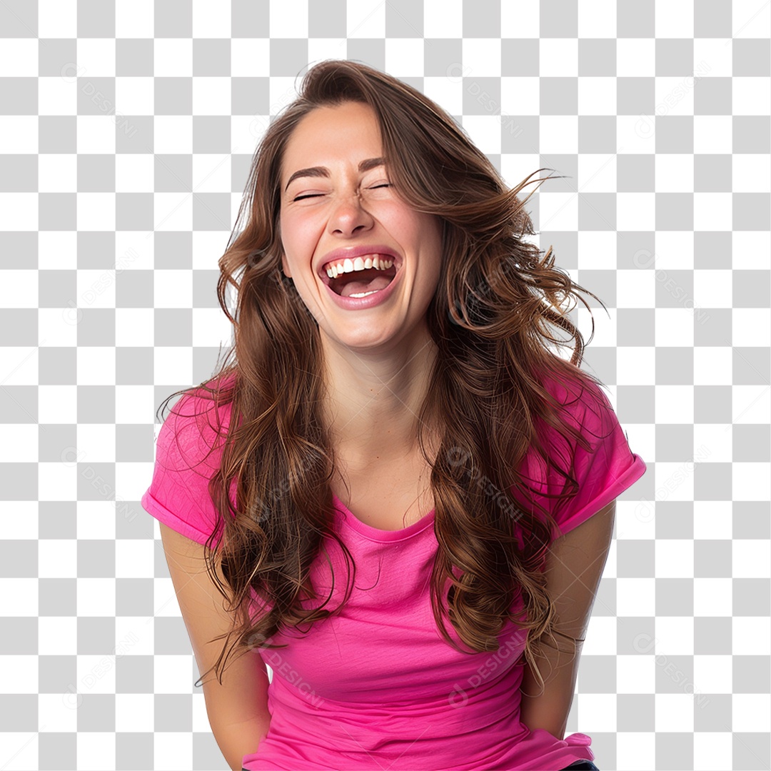 Mulheres Outubro Rosa PNG Transparente