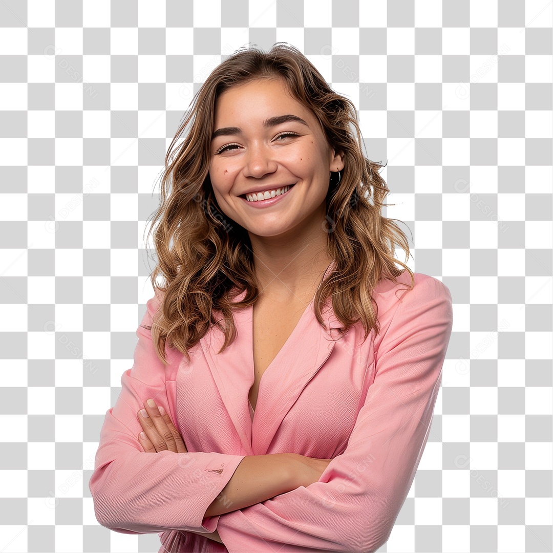 Mulheres Outubro Rosa PNG Transparente